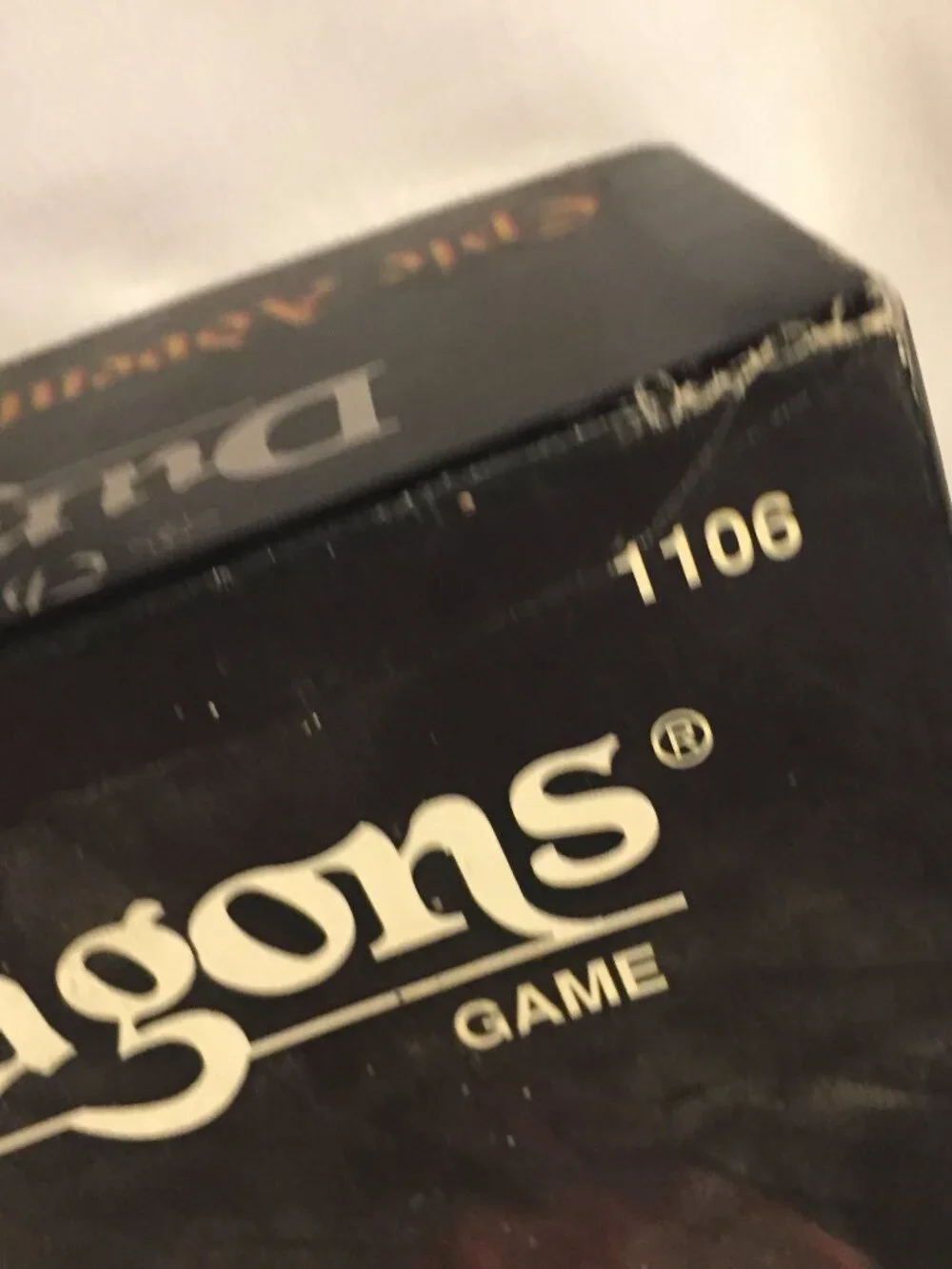 The Classic Dungeons & Dragons Game Box Set 1994 *INCOMPLETE* AS SHOWN TSR 1106